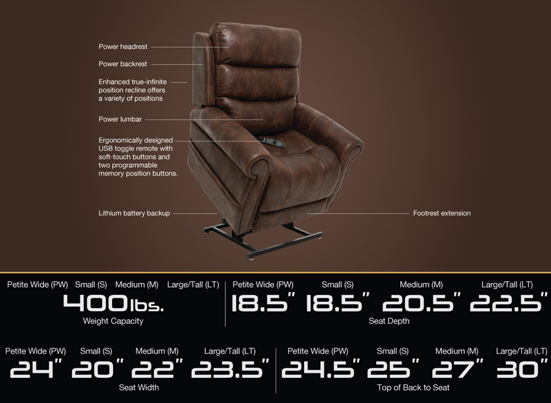 power pride viva lift chair recliner